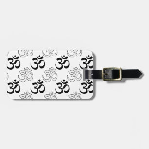 Om, Aum Symbol Bagagelabel