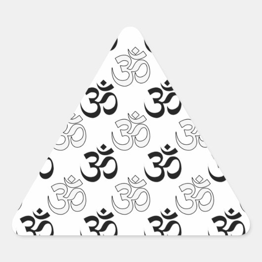 Om, Aum Symbol Sticker (Voorkant)