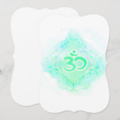 om aum symbol Uitnodiging (Voorkant / Achterkant)