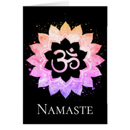 *~* OM AUM-symbool Spirituele Lotus Flower Mandala