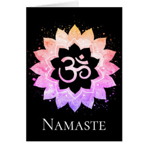 *~* OM AUM-symbool Spirituele Lotus Flower Mandala