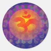 OM AUM Symbool Sticker (Voorkant)