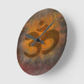 om aum Wall Clock Ronde Klok (Hoek)