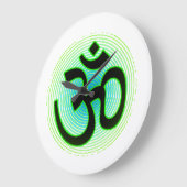 Om (aum) wandklok (Hoek)
