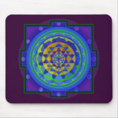 Om (AUM) Yantra mandala Muismat (Voorkant)