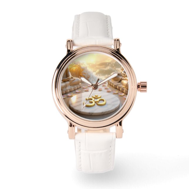 OM - AUM - ZEN BOEDDHISME HORLOGE (Voorkant)