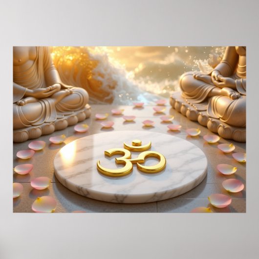 OM - AUM - ZEN BOEDDHISME POSTER (Voorkant)