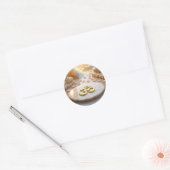 OM - AUM - ZEN BOEDDHISME RONDE STICKER (Envelop)