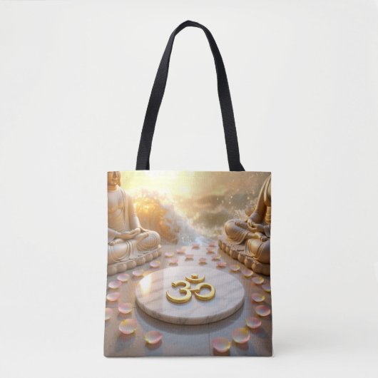 OM - AUM - ZEN BOEDDHISME TOTE BAG (Voorkant)