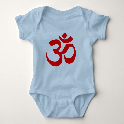 "Om Baby T-shirt" Romper (Voorkant)