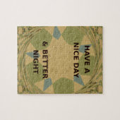 Om bescherming te bieden, heb je een fijne dag legpuzzel (Horizontaal)