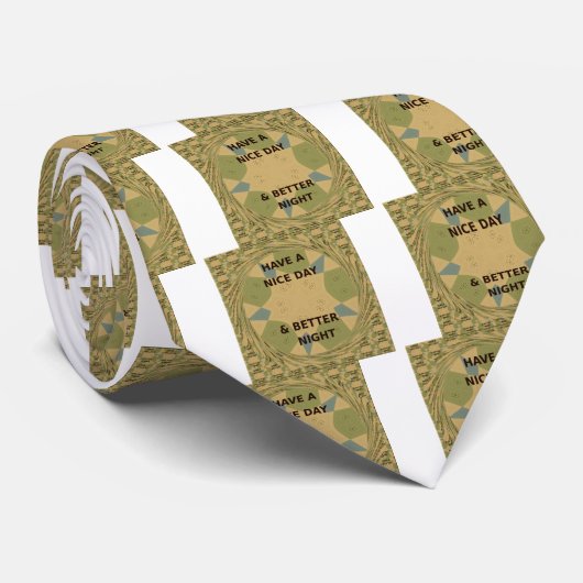 Om bescherming te bieden, heb je een fijne dag stropdas (Opgerold)