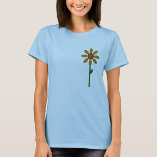 Om bloemendames t-shirt