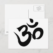 om briefkaart (Voorkant / Achterkant)