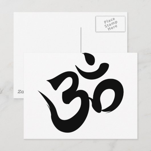 om briefkaart (Voorkant / Achterkant)