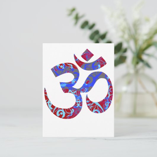 OM BRIEFKAART (Staand voorkant)