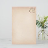 OM BRIEFPAPIER (Staand voorkant)