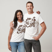 om brown Handsketch T-shirt (Unisex)