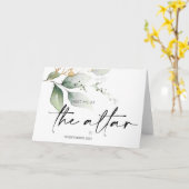 Om bruidegom op trouwdag bruid ontmoeten me bij he kaart (Gele Bloem)