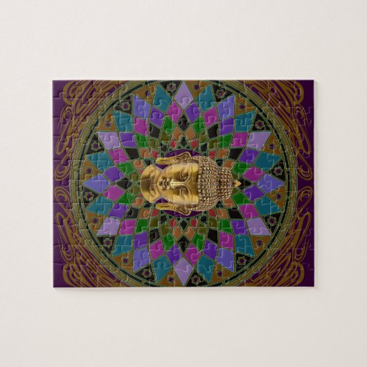 Om Buddha Mandala Legpuzzel (Horizontaal)