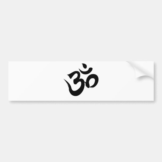 om bumpersticker (Voorkant)