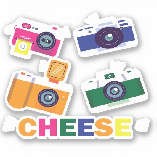 Om camera sticker (Voorkant)