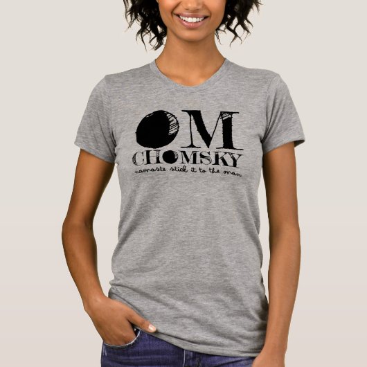Om Chomsky T-shirt (Voorkant)