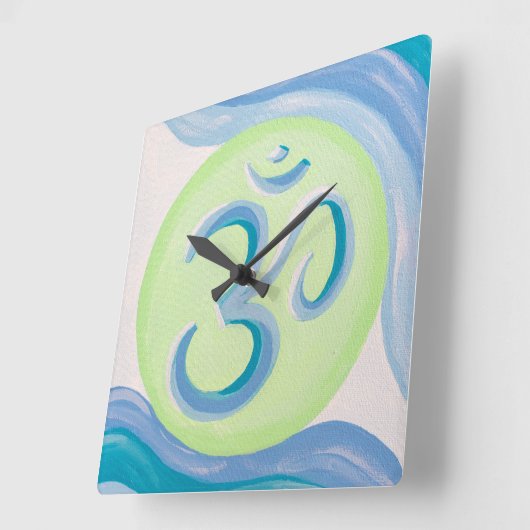 Om Clock Vierkante Klok (Hoek)