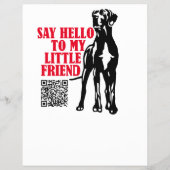 Om Dane Puppies Flyer te verkopen (Achterkant)