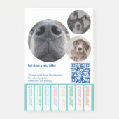 Om Dane Puppies kleurvol te verkopen Post-it® Notes (Voorkant)