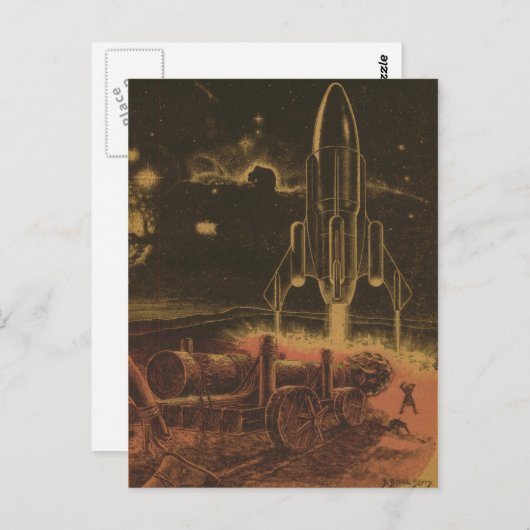 Om dapper te gaan briefkaart (Voorkant / Achterkant)