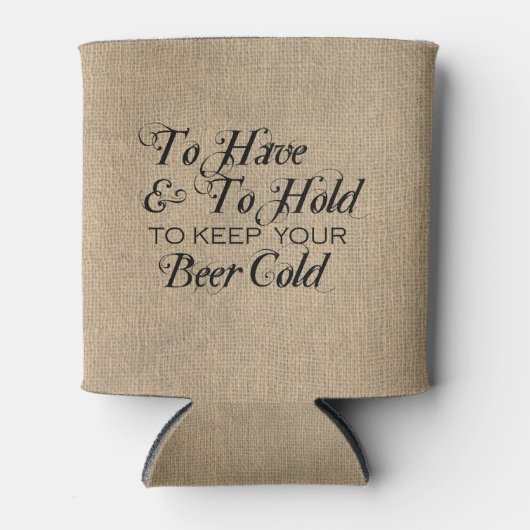 Om de bere koude bruiloft te houden blikjeskoeler (Voorkant)