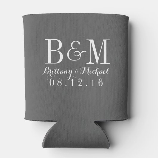 Om de bere koude bruiloft te houden blikjeskoeler (Achterkant)