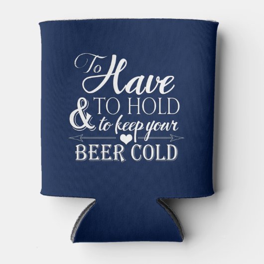 Om de bere koude bruiloft te houden blikjeskoeler (Voorkant)