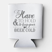 Om de bere koude bruiloft te houden blikjeskoeler (Voorkant)