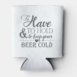 Om de bere koude bruiloft te houden blikjeskoeler