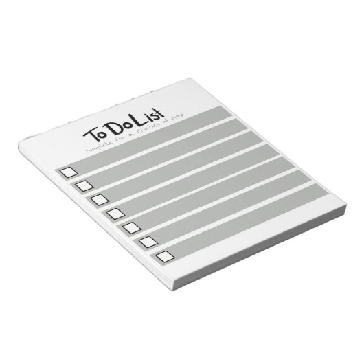 Om de Blocnote van de Lijst te doen (Schuin)