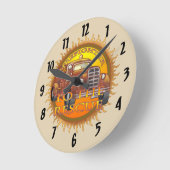 Om de brandweerklok te redden ronde klok (Hoek)