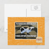 Om de cheezburger te evenaren briefkaart (Voorkant / Achterkant)