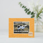 Om de cheezburger te evenaren briefkaart (Staand voorkant)