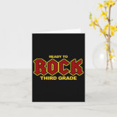 Om de derde klas plezier terug naar school kaart (Gele Bloem)