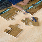 Om de dolfijnen te zien legpuzzel (Zijkant)