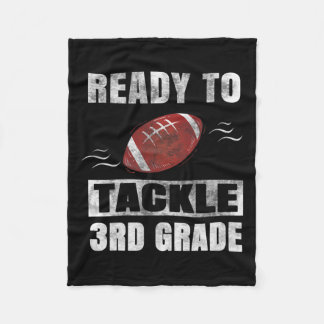 om de eerste dag van het Football op school aan te Fleece Deken
