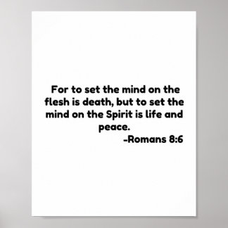 Om de geest op het vlees te zetten, is de dood, ma poster