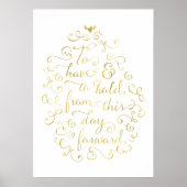 Om de gouligrafie van de Woten van de Weddenschap  Poster (Voorkant)