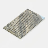 Om de kant van de Diskky Note-woestijn van lijst t Post-it® Notes (Schuin)