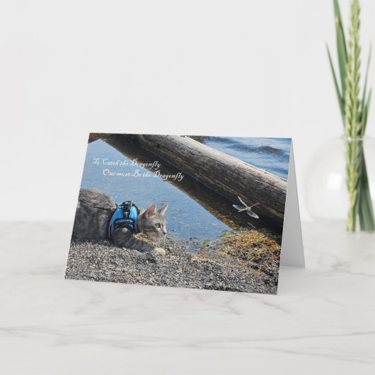 Om de libel te vangen, notecard aankondiging (Voorkant)