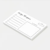 Om de lijst te doen, vinkt u het selectievakje Pos Post-it® Notes (Schuin)