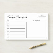 Om de lijst te doen, vinkt u het selectievakje Pos Post-it® Notes (Op bureau)