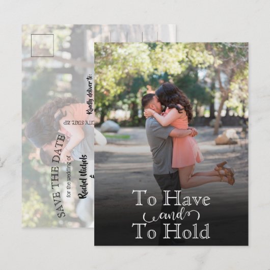 Om de Moderne Wendeling van de Tekst te hebben en Aankondigingskaart (Voorkant / Achterkant)